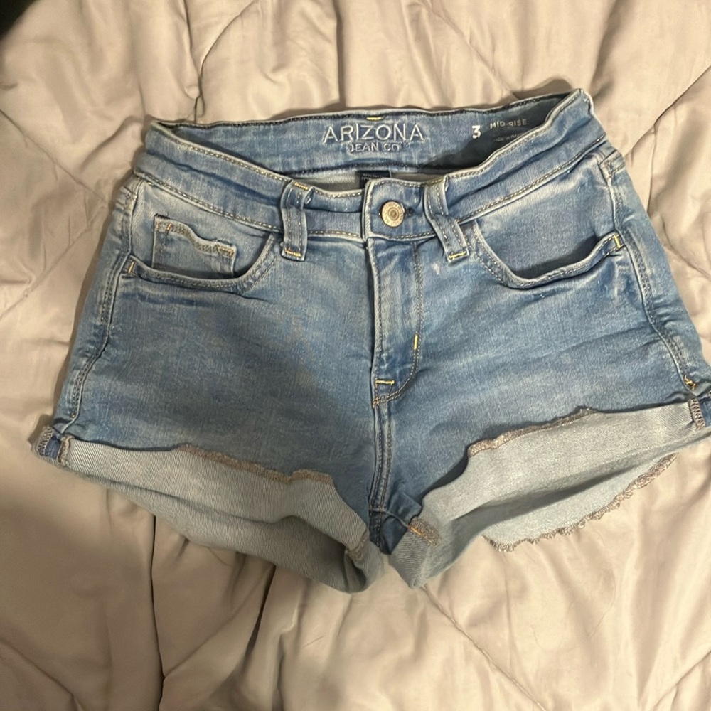 Arizona Jean Company Blue Jean Shorts with Rolled Hems